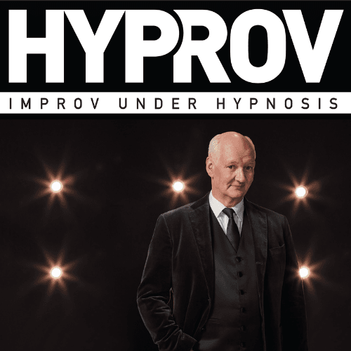 Colin Mochrie poses for Hyprov promo photo