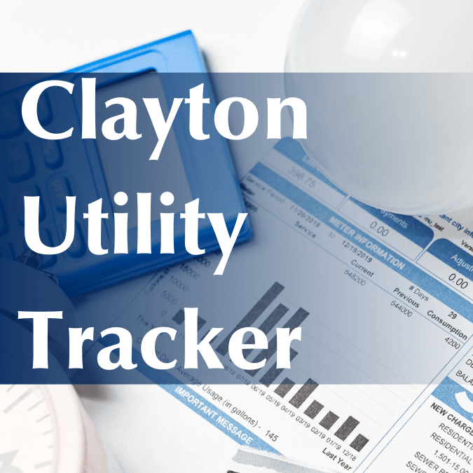 Clayton Utility Tracker