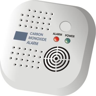 A carbon monoxide detector